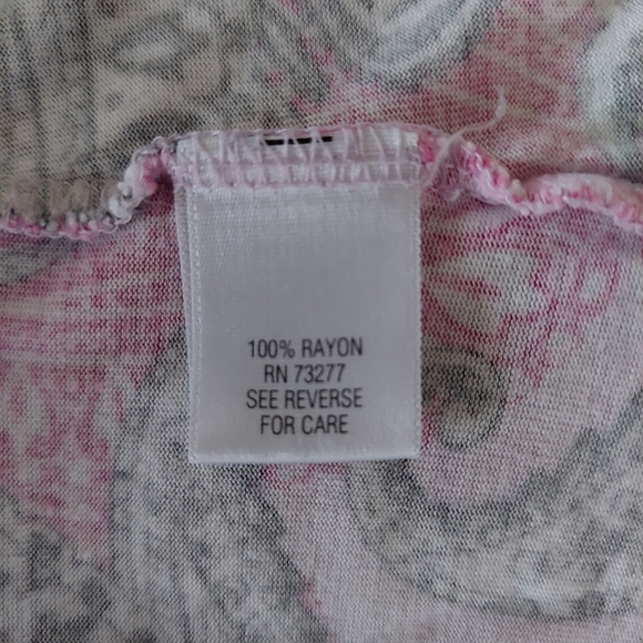 Croft And Barlow Woman's Top Size XL 100% Rayon. Super Comfortable - Picture 4 of 4